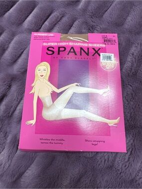 SPANX Super High Shaping Sheers in Hot Pink